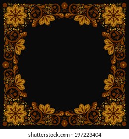 vector vintage floral  background