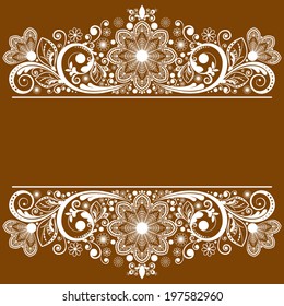 vector vintage floral  background 