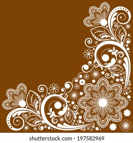 vector vintage floral  background 
