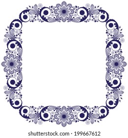 vector vintage floral  background 