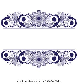 vector vintage floral  background 