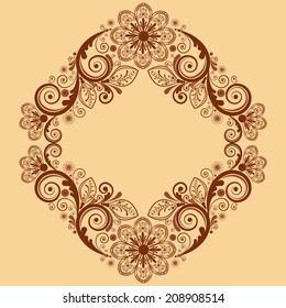 vector vintage floral  background