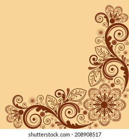 vector vintage floral  background