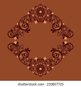 vector vintage floral  background