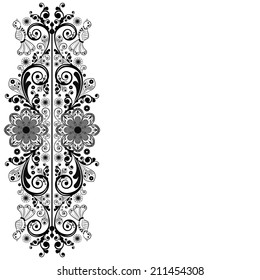 vector vintage floral  background