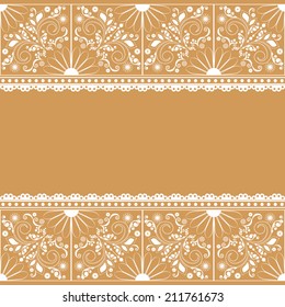 vector vintage floral  background
