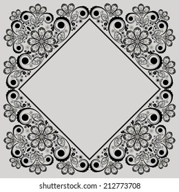 vector vintage floral  background