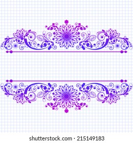 vector vintage floral  background