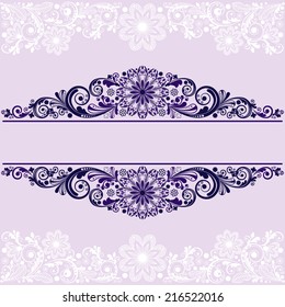 vector vintage floral  background