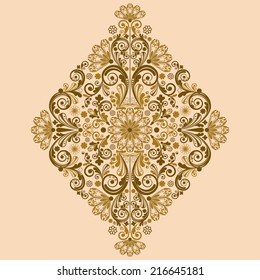 vector vintage floral  background