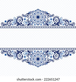 vector vintage floral  background 