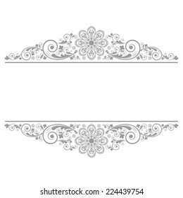 vector vintage floral  background