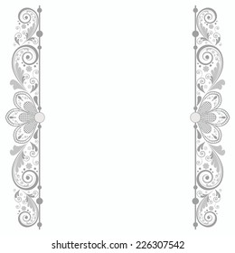 vector vintage floral  background 