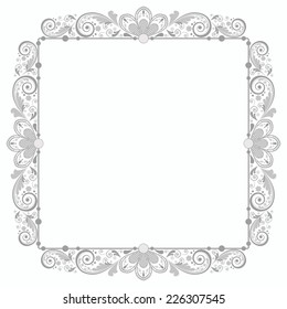 vector vintage floral  background 