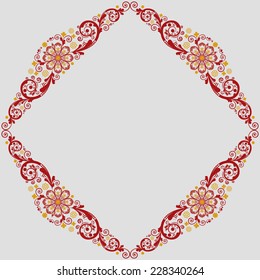 vector vintage floral  background 