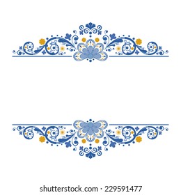 vector vintage floral  background