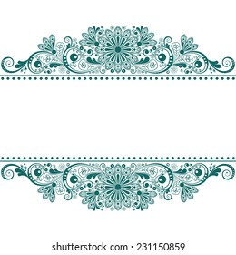vector vintage floral  background 