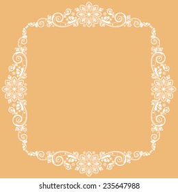 vector vintage floral  background