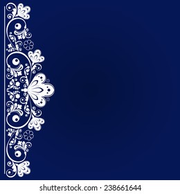 vector vintage floral  background