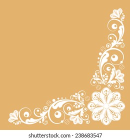 vector vintage floral  background