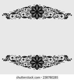 vector vintage floral  background