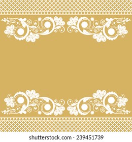 vector vintage floral  background 