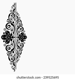 vector vintage floral  background