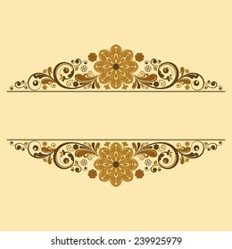 vector vintage floral  background