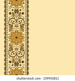 vector vintage floral  background