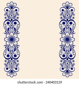 vector vintage floral  background