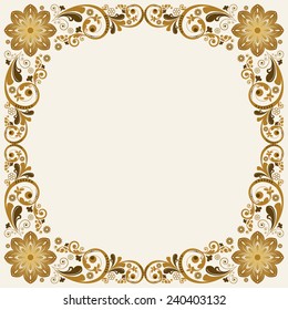 vector vintage floral  background