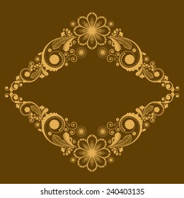vector vintage floral  background