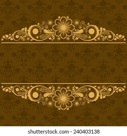 vector vintage floral  background