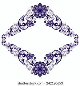 vector vintage floral  background 