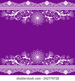 vector vintage floral  background