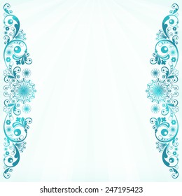 vector vintage floral  background 