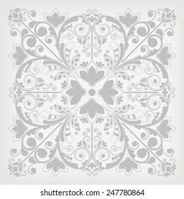 vector vintage floral  background