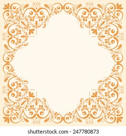 vector vintage floral  background