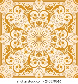 vector vintage floral  background