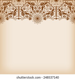 vector vintage floral  background