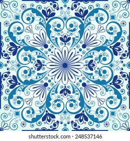 vector vintage floral  background