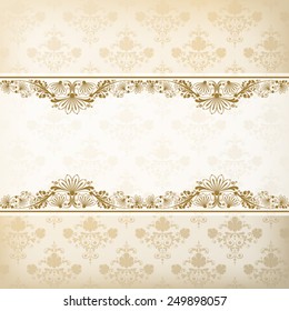 vector vintage floral  background