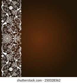 vector vintage floral  background