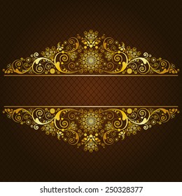 vector vintage floral  background