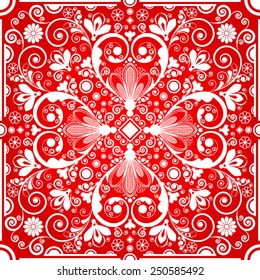vector vintage floral  background