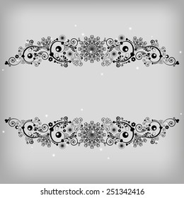 vector vintage floral  background