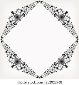 vector vintage floral  background
