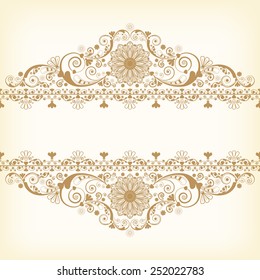 vector vintage floral  background