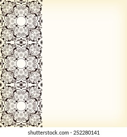 vector vintage floral  background
