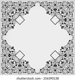 vector vintage floral  background